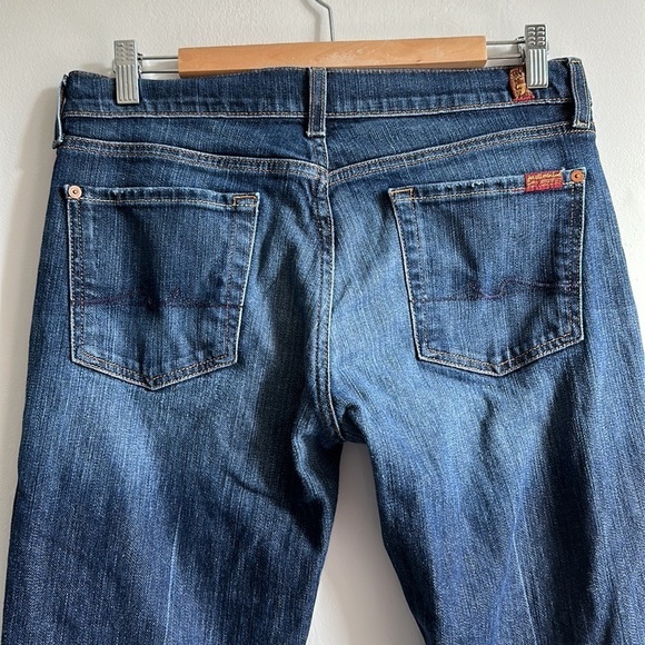 7 For All Mankind low rise bootcut jeans in women’s 30 waist - Picture 4 of 13